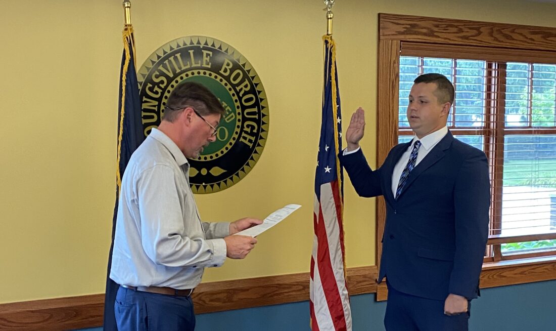 Youngsville Borough officer sworn in News, Sports, Jobs Times Observer